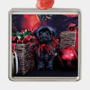 Jul - Shih Tzu - Lily Julgransprydnad Metall