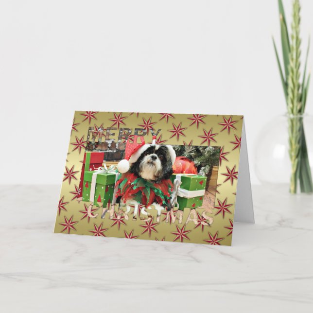 Jul - Shih Tzu - Riley Helgkort (Framsida)