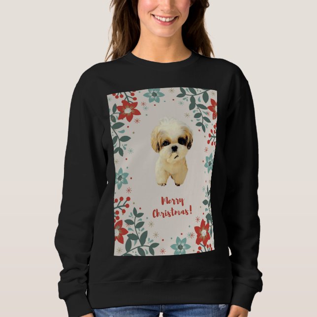 Jul Shih Tzu T Shirt (Framsida)