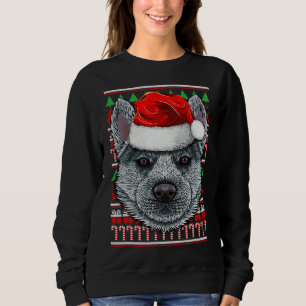 Jul Siberian husky Santa Hat T Shirt