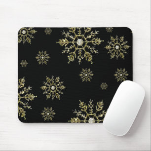 Jul Silver Snowflake Mousepad Musmatta