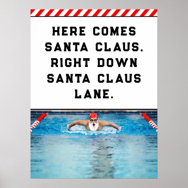Jul Simning Poster (Framsidan)