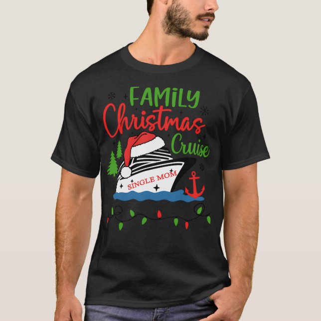 Jul Singel Mamma Kryssning T Shirt (Framsida)