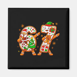 Jul Six Seven Dabba Coolt Meme 67 Xmas Dab Magnet