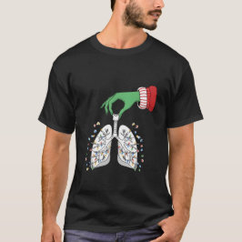 Jul Sjuksköterska Respirator Terapist Lunga Träd  T Shirt