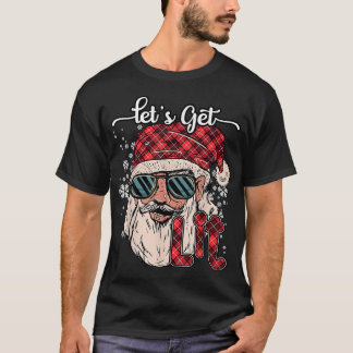 Jul: Skaffa Lit Funny Santa Julafton Manar Kvinnor T Shirt