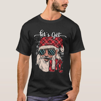 Jul: Skaffa Lit Funny Santa Julafton Manar Kvinnor T Shirt