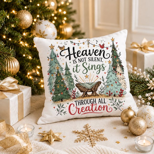 Jul Skandinavisk Citat Kudd Dekoration Kudde (Christmas Scandinavian Quote Throw Pillow Decor)