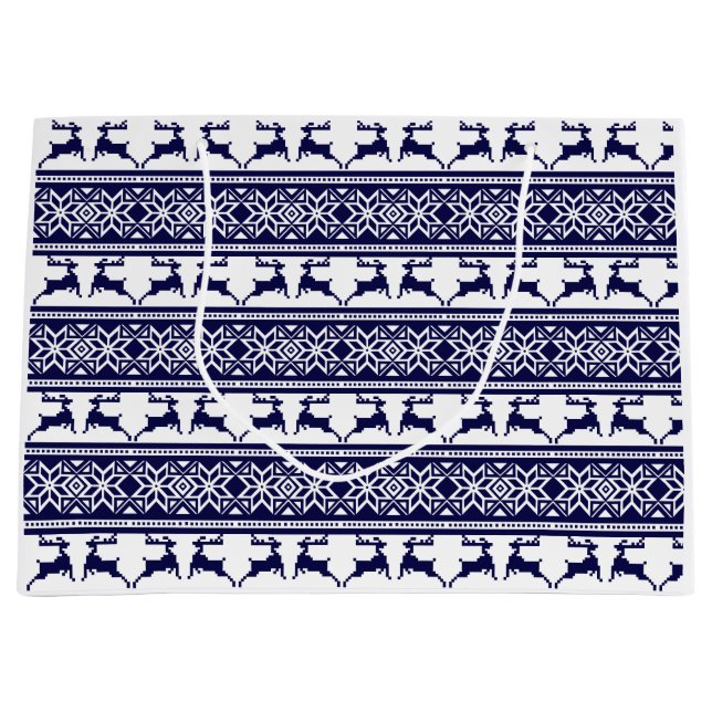 Jul, skandinaviska folkblått och vitt (Framsidan)