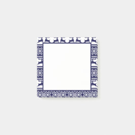 Jul, Skandinaviskt folkblått och vitt Post-it Block