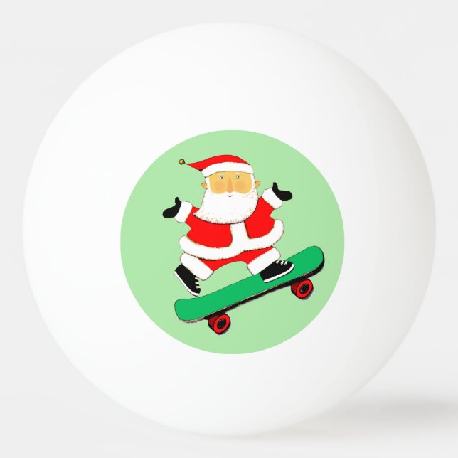 Jul Skateboard Skateboardåkare Pingisboll (Framsidan)