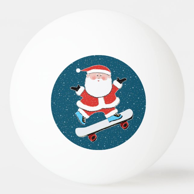Jul Skateboard Skateboardåkare Pingisboll (Framsidan)