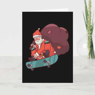 Jul skateboardåkande tomte kort