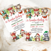 Jul Skogsdjur Santa Baby Shower