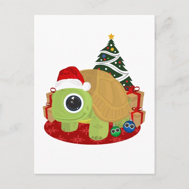 Jul - sköldpaddan helg vykort (Framsida)