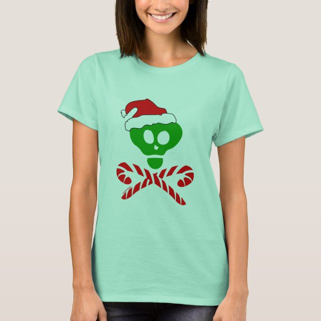 Jul Skull Crossbone Tee Shirt (Framsida)