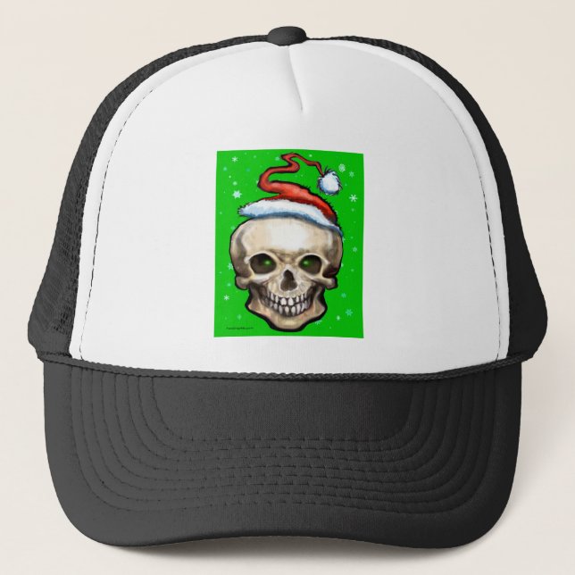 Jul Skull Truckerkeps (Framsida)