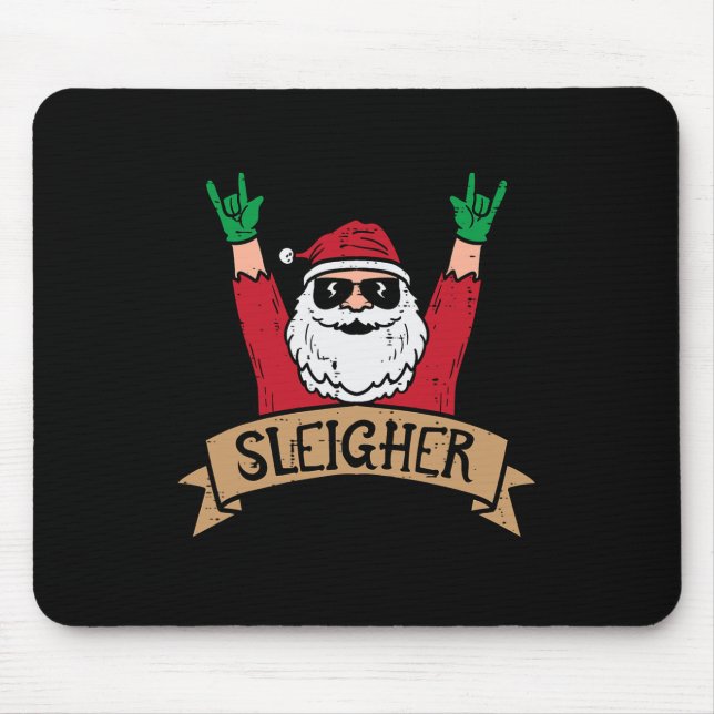 Jul Sleigher Santa Sten Julafton Rocker Manar Wome Musmatta (Framsidan)
