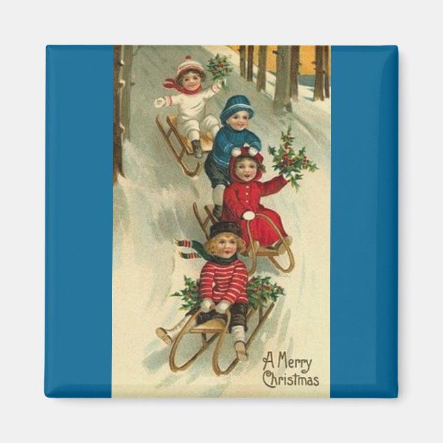 Jul Sleighing Magnet (Framsidan)