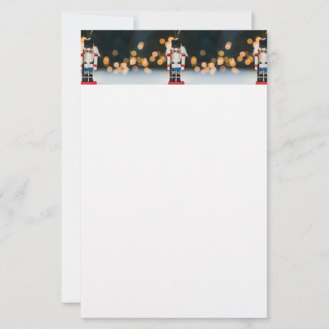 Jul SlipperyJoe nutcracker figurine ornament Brevpapper (Framsida)