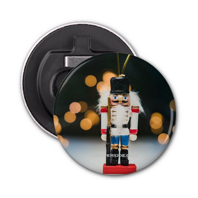 Jul SlipperyJoe nutcracker figurine ornament Flasköppnare (Framsidan)
