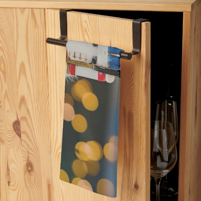 Jul SlipperyJoe nutcracker figurine ornament Kökshandduk (Thirds Fold)