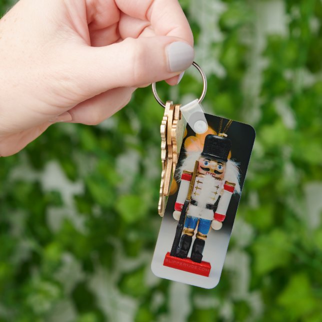 Jul SlipperyJoe nutcracker figurine ornament Nyckelring (Hand)