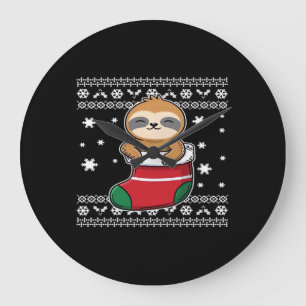 Jul Sloth Classic T-Shirt Stor Klocka