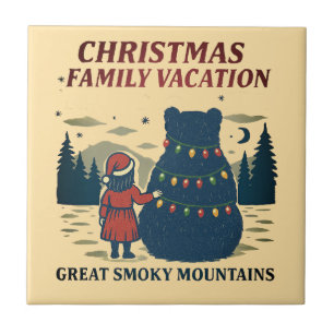 Jul Smoky Mountains nationalpark Vacation Kakelplatta