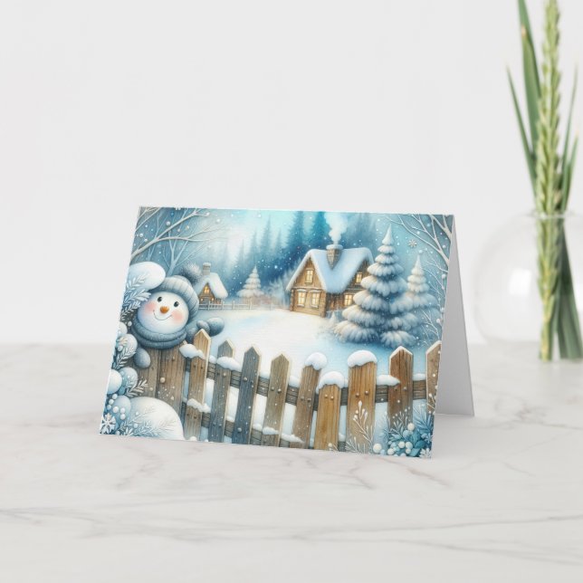 Jul Snemann Helgkort (Framsida)