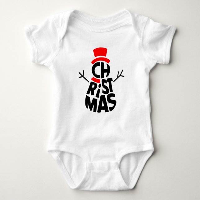 Jul Snemannens Ordbild  T Shirt (Framsida)