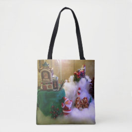 Jul Snö By AllOverPrint Tote Tygkasse