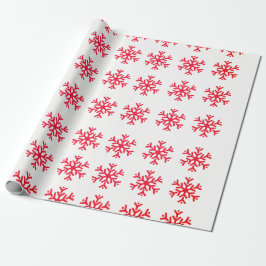 Jul Snö Flakes Presentpapper