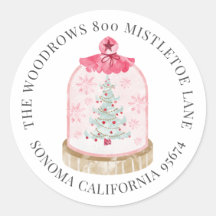 Jul Snö Globe-Returadressen