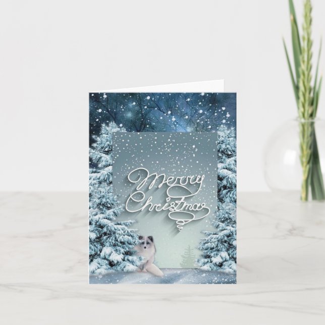 Jul Snö Helgkort (Framsida)