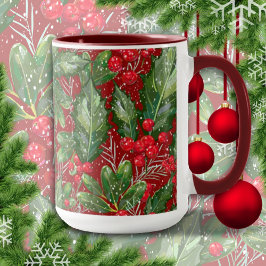 jul Snö Holly Mugg