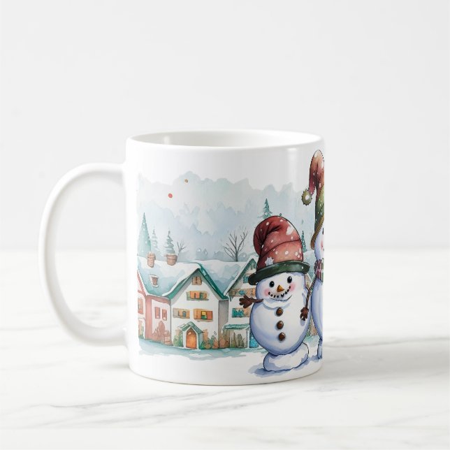 Jul snö kaffemugg (Vänster)