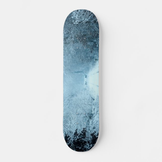 Jul Snö om järnvägstrafik Mini Skateboard Bräda 18,5 Cm (Framsida)