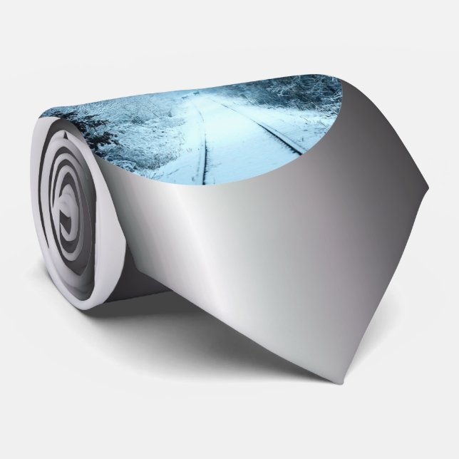 Jul Snö om järnvägstrafik Slips (Rullad)