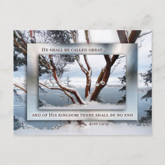 Jul Snö över Bay Helg Vykort