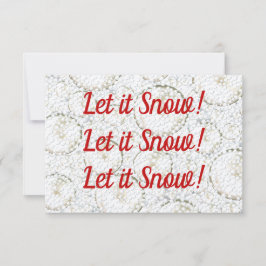 Jul Snö Platt Notkort Anteckningskort