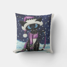 Jul Snö Siamese Cat American MoJo Pillows Kudde