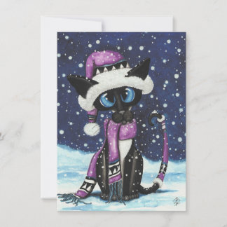 Jul Snö Siamese Cat Winter