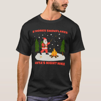 JUL SNÖFLINGAR & TOMTENS NATTVANDRING JULKLAPP T SHIRT
