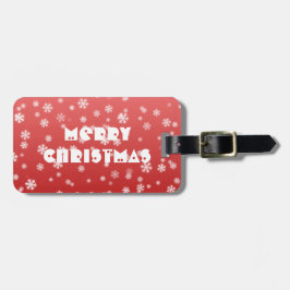 Jul Snöflingor Bagagebricka