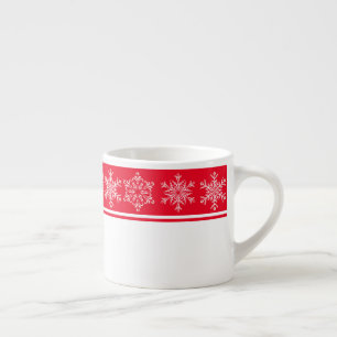 Jul Snöflingor Espresso Mugg Espressomugg