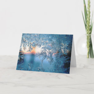 Jul Snöflingor Helgkort