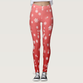 Jul Snöflingor Leggings