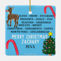 Jul Snöflingor Mini 15 Ord Puzzle