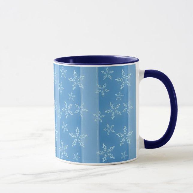 Jul Snöflingor Mugg (Höger)
